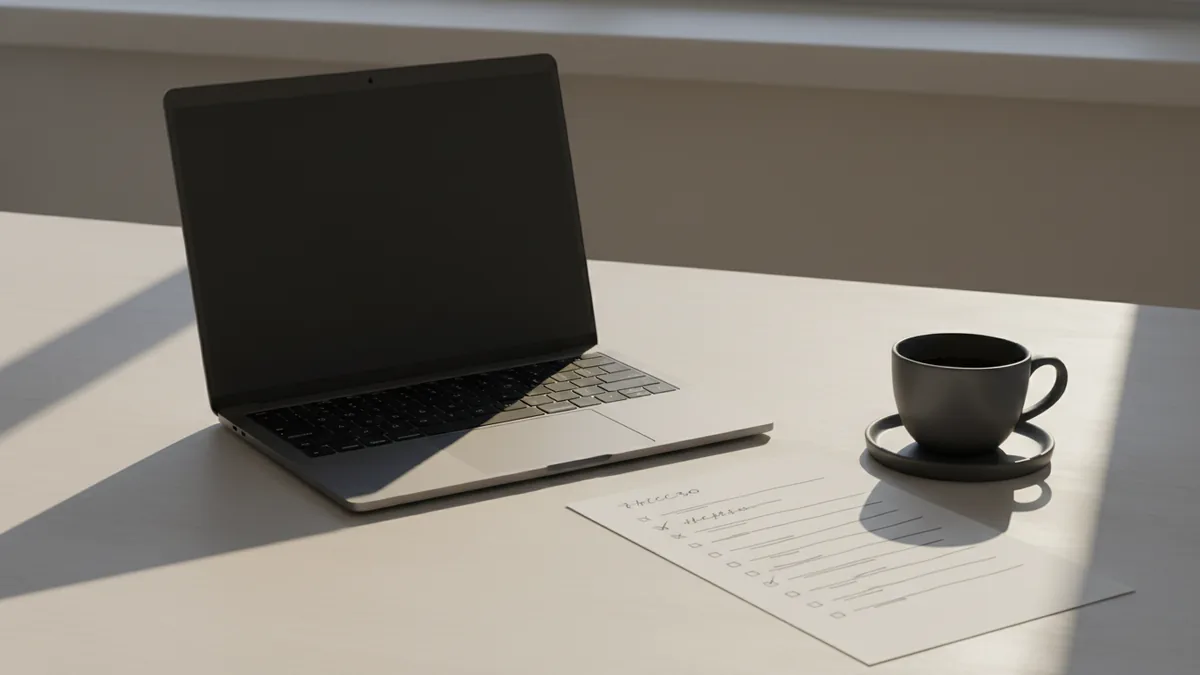 Plan, build, publish Checklist and laptop setup for building a WordPress site
