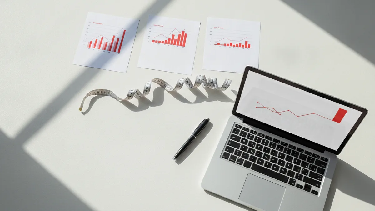 Break costs into buckets Overhead view of cost breakdown planning for WordPress project types