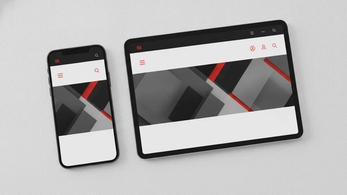 Mobile-ready header Responsive header layout tested on mobile and tablet