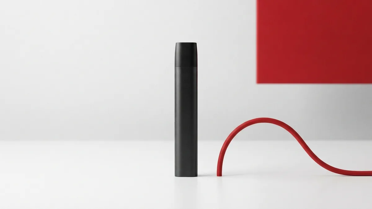 Instagram video embed setup Dark mobile device and crimson cable representing an Instagram video embed