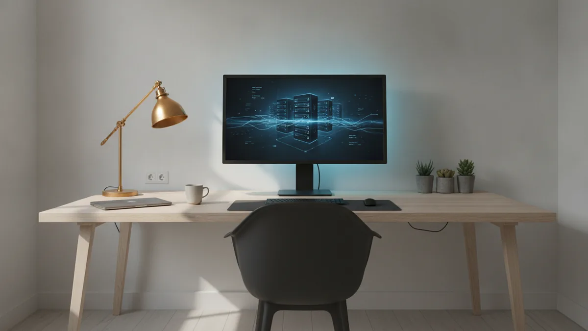 What self-hosted really means Workspace showing the idea of running your own WordPress on hosting