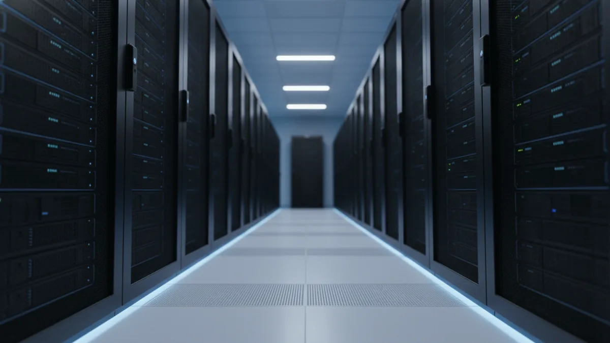 Secure server room representing WordPress security and performance updates