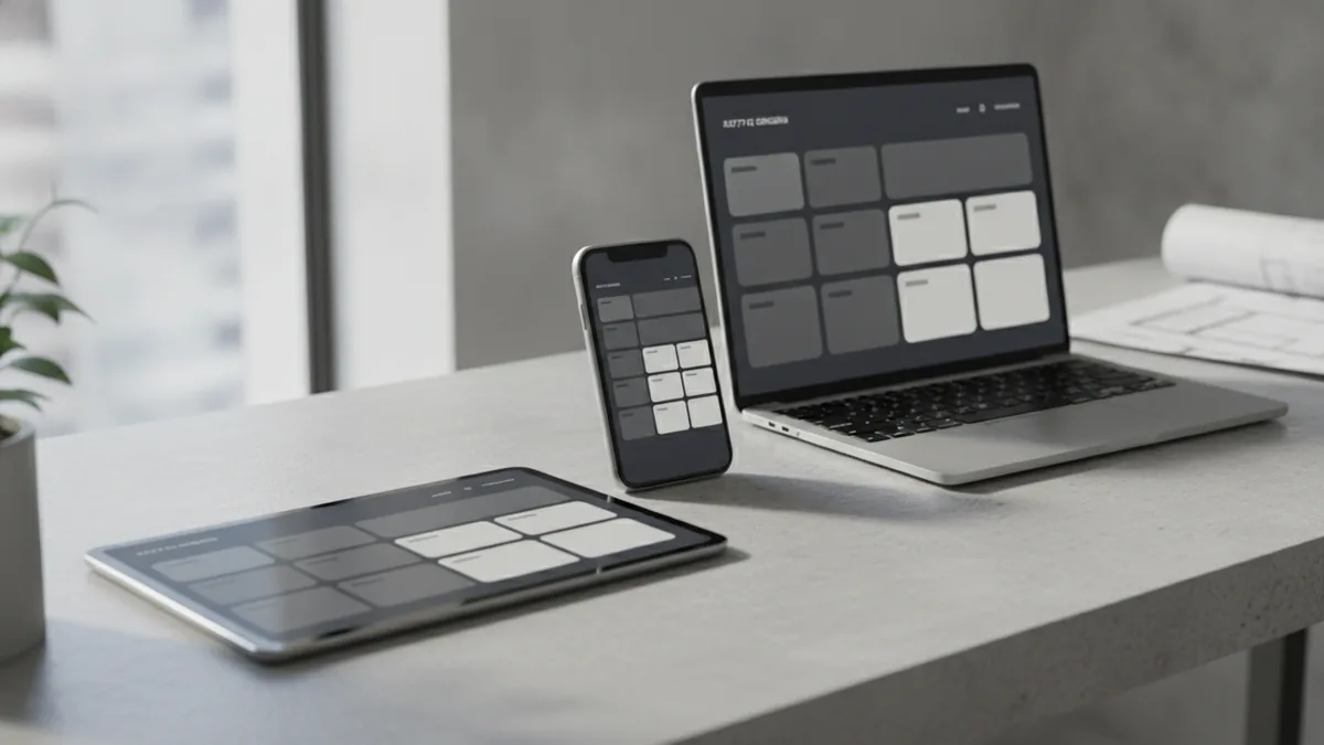 Managing posts and media Responsive content blocks across devices for website management