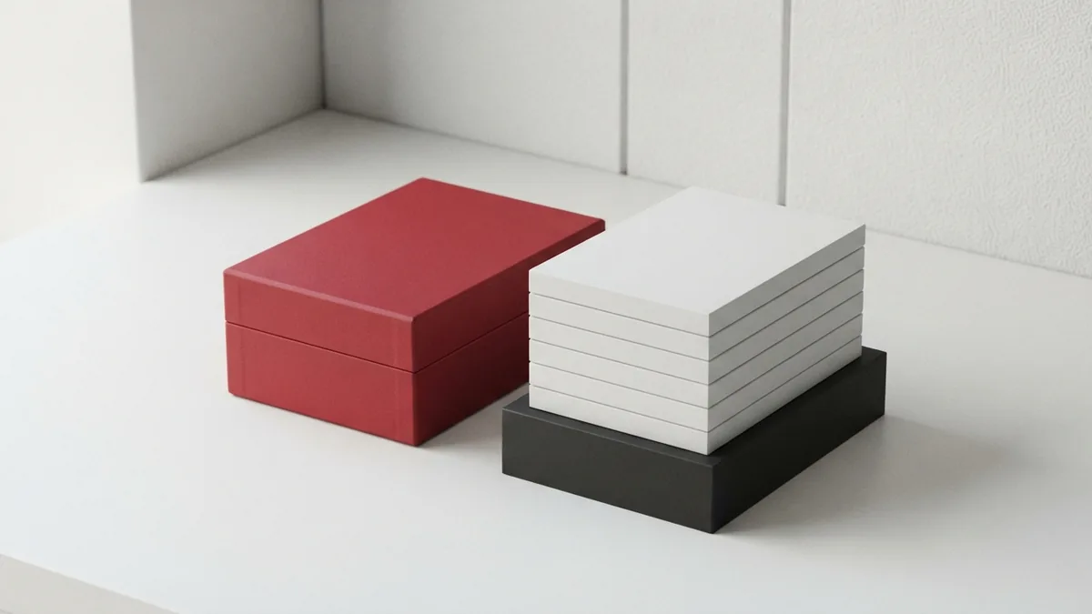 MySQL stores WordPress data Abstract database storage scene with crimson box and graphite data blocks