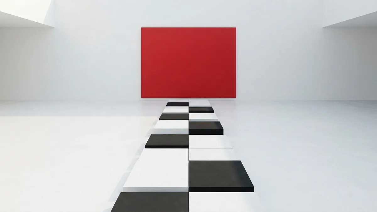 How WordPress technologies connect Geometric technology workflow with graphite blocks leading to a red panel