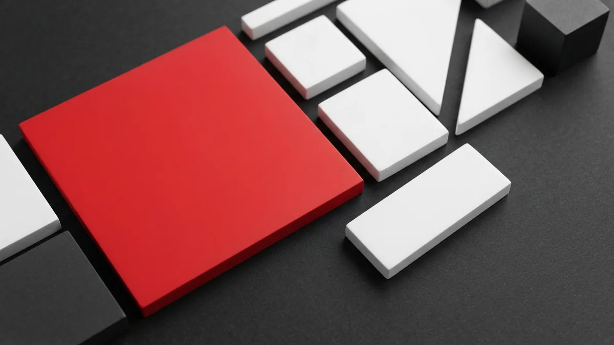 Fixing plugin installation errors Crimson panel beside a shifted graphite shape, suggesting a method for fixing plugin errors