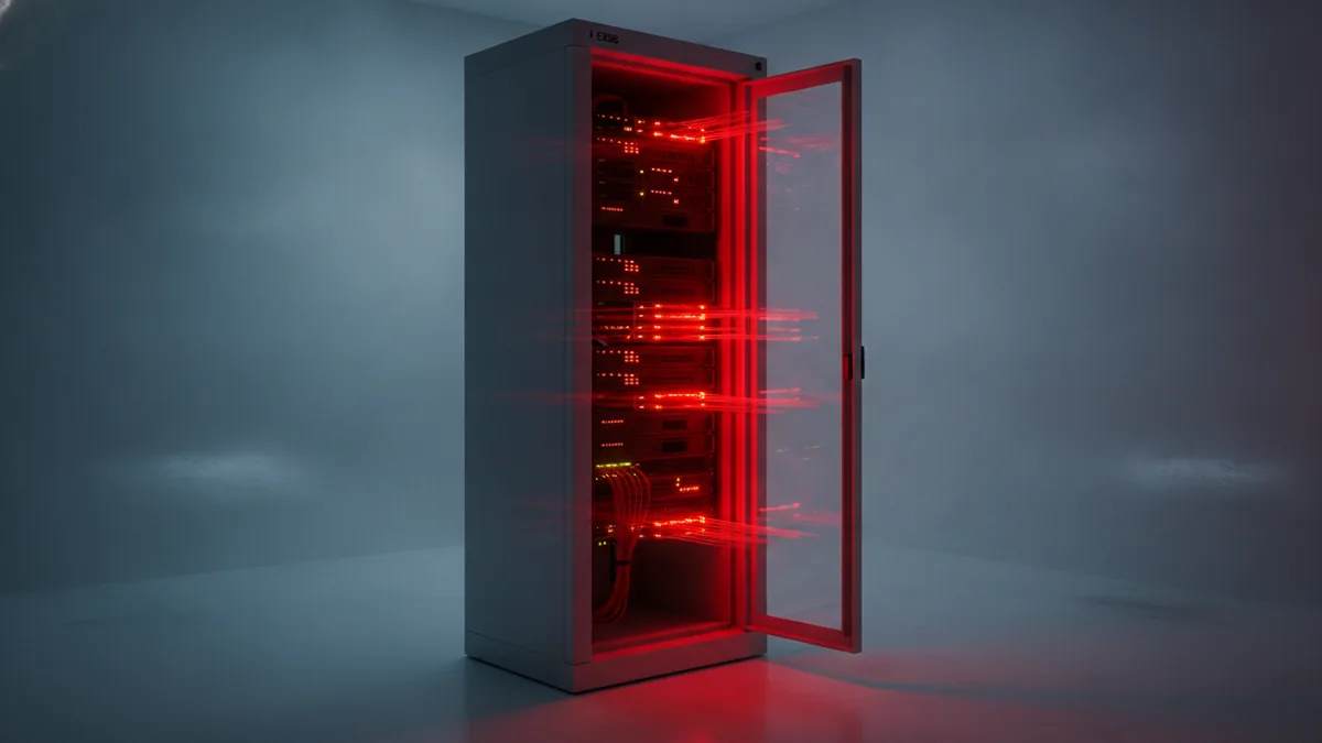 Server equipment representing hosting performance and faster WordPress pages.